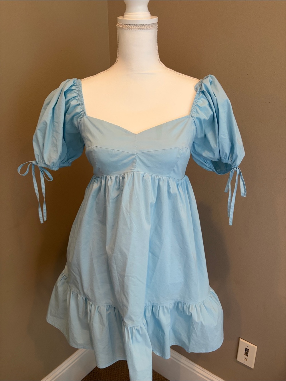Blue dress